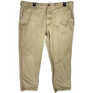 Eddie Bauer Pants Mens Size 38 Tan 100% Cotton Classic Fit 100% Cotton Casual